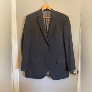 Joseph & Feiss Charcoal Pinstripe Blazer